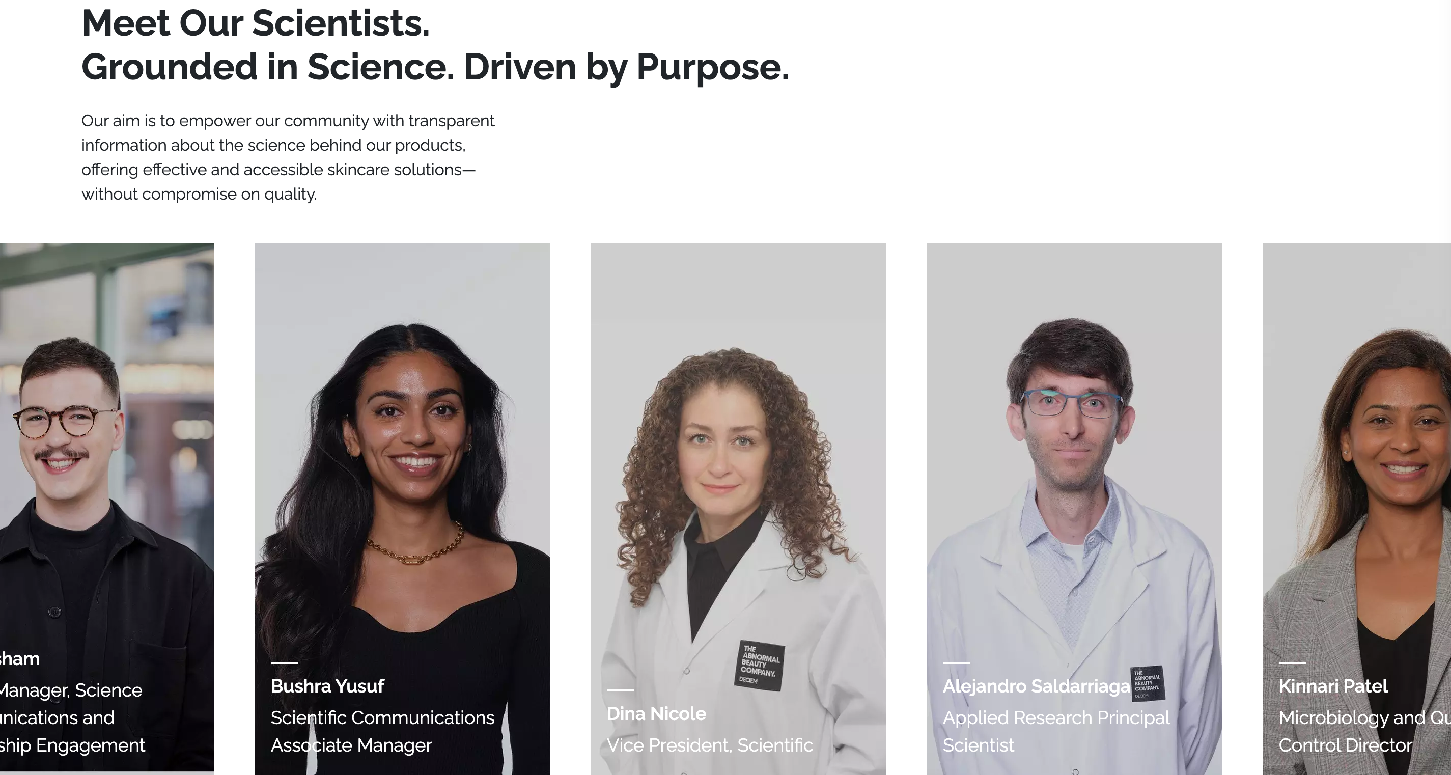 The Ordinary Meet Our Scientists
